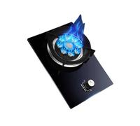 Cuisinière À Gaz 1 Brûleur, De Comptoir Cuisine Feu Élevé 9 Cavités 5,2 KW, Support Casseroles En Fonte Verre Trempé, Avec Protection Contre Les Flammes For La Cuisson D'urgence(NG)