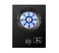 Cuisinière À Gaz 1 Brûleur, Table De Cuisson Portable For Intérieur/extérieur, 5,2 W, 9 Cavités, Minuterie À Feu Élevé, Avec Protection Anti-extinction, For Cuisine(NG)