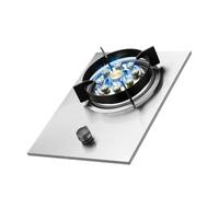 Cuisinière À Gaz 1 Feu, Plaque De Cuisson À Gaz 5,5 KW, Régulateurs De Température Intérieurs En Acier Inoxydable, Avec Protection Anti-extinction(LPG)