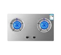 Cuisinière À Gaz 2 Brûleurs,support À Casseroles En Acier Moulé En Acier Inoxydable De 4,2 KW,cuisinière À Gaz À Double Usage Intégrée Sur Table, Convertible GN/GPL,avec Protection Contre L'extinction