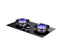 Cuisinière À Gaz 2 Feux, 5,2 KW, 9 Cavités, Minuterie, Cuisson Par Le Haut Avec Protection Anti-extinction Et Minuterie, Kit De Source De Gaz NG/GPL, For Cuisine(NG)