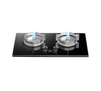 Cuisinière À Gaz 2 Feux, 5,2 KW, Avec Anneau De Feu, Minuterie Bilatérale De 180 Min, Grille Anti-dérapante, Kit De Source De Gaz NG/GPL, Protection Anti-extinction(NG)