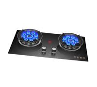 Cuisinière À Gaz 2 Feux, Cuisinière À Gaz De Cuisine De 5,2 KW, Cuisinières De Table Et Encastrées, Support De Casserole En Fonte, Protection Anti-extinction Pour Éviter(NG)