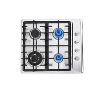 Cuisinière à gaz, 4 feux, encastrable, 23", pour la maison et le camping-car, en acier inoxydable