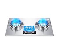 Cuisinière À Gaz 7,2 KW - Plaque De Cuisson Autonome À 2 Feux, Minuterie 180 Minutes, Avec Allumage Automatique, Pour La Maison, La Cuisine, Le Jardin Et La Restauration(NG)