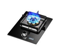 Cuisinière À Gaz À 1 Brûleur, Cuisinière De Comptoir À 9 Cavités À Haute Température De 9,8 KW, Équipée De Deux Minuteries Indépendantes Et D'un Dispositif(NG)