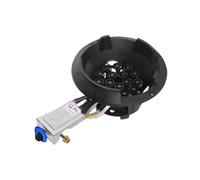 Cuisinière À Gaz À 1 Brûleur, Plaque De Cuisson À Gaz En Fer Robuste, Table De Cuisson À Haute Efficacité 11/12 KW, Avec Protection Contre Les Pannes De Flamme(NG,15-cavity)