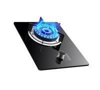 Cuisinière À Gaz À Brûleur Unique, Cuisinière En Verre Trempé 5,2 KW, Cuisinière De Conversion NG/GPL, Double Usage Intégré De Bureau, Avec Protection Contre L'extinction(NG)