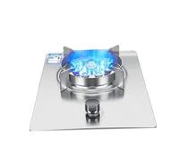 Cuisinière À Gaz À Un Brûleur, 7 KW, En Acier Inoxydable, Flamme Réglable, À Poser Ou À Encastrer, Idéale Pour La Maison, Le Camping Et La Cuisine, Facile À Nettoyer(LPG)