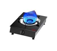Cuisinière à gaz à un brûleur, avec protection anti-extinction par thermocouple et allumage électronique par impulsion, 5,2 kW, entièrement en cuivre, idéale for une utilisation familiale.(NG)