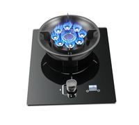 Cuisinière À Gaz À Un Brûleur, Cuisinière À Gaz Naturel Temporisée À Neuf Cavités En Verre Trempé, Brûleur Basculant, 5,2 KW