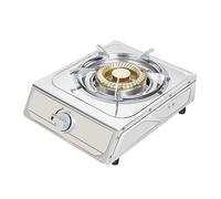 Cuisinière À Gaz À Un Seul Brûleur,Gaz Liquéfié En Bouteille À Feu Direct À Récupération D'énergie Avec Protection Anti-extinction, Acier Inoxydable, Idéale For Les Cuisines