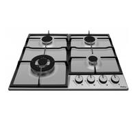 Cuisinière à gaz - AMICA - PGD6101APR - Inox - 4 Brûleurs - 60 cm