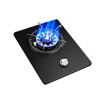 Cuisinière À Gaz Autonome - Brûleur Wok À Anneau De Feu 5,2 KW, Avec Sécurité Anti-extinction De Flamme, Plaque De Cuisson En Verre Trempé, Pour La Cuisine À Domicile(LPG)