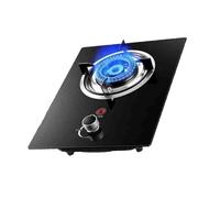 Cuisinière À Gaz Avec 1 Brûleur, Cuisinière À Gaz De Camping 4,5 KW, Cuisinière À Conversion Gaz/gaz LP, Support À Casseroles En Fonte En Verre Trempé, Avec Protection Contre Les Flammes(LPG)