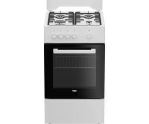 Cuisiniere a gaz - Beko - FSG522DWC - 4 foyers - 50 cm