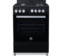Cuisinière à gaz BERTAZZONI LA GERMANIA PIA60GN - 4 foyers - 10,35 kW - 60 cm - Noir