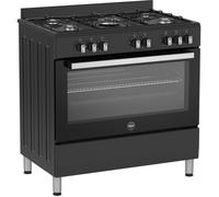 Cuisinière à gaz - BERTAZZONI - SEL925MN - 5 foyers - 3,6 Kwh - 90 cm - Noir