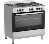 Cuisinière à gaz - BERTAZZONI - SEL925MX - 5 foyers - 3,6 Kwh - 90 cm - Inox