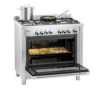Cuisinière à gaz BGH 600-521 - Four électrique multifonctions - Bartscher