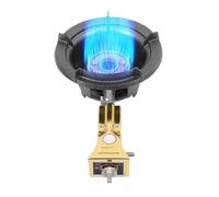 Cuisinière À Gaz Commerciale 1 Brûleur,Cuisinière De Table 25 KW For GPL,Bouton Et Avec Protection Automatique Contre Les Flammes For Restaurant,Stand De Camping En Plein Air(Gold,37cm)