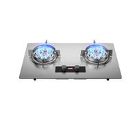 Cuisinière À Gaz Commerciale, Cuisinière Double À Économie D'énergie De 5,0 KW Avec Protection Anti-extinction Et Efficacité Énergétique De Première Classe(LPG)