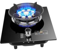 Cuisinière à Gaz - Cuisinière à Gaz, Brûleur De Cuisinière en Verre Trempé 7kw, Cuisinière à Gaz Portable, Cuisinière à Gaz avec Rappel Anti-brûlure, Cui, One Color, NG