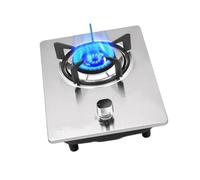 Cuisinière à gaz domestique, plaque de cuisson GPL/GN à double rotation en acier inoxydable épaissi, avec protection anti-extinction par thermocouple, adaptée(LPG)