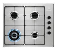 Cuisinière à gaz Electrolux EGS6414X - 4 brûleurs - Acier inoxydable - Émaillé - Rond