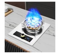 Cuisinière À Gaz En Acier Inoxydable, 5,2 KW, 9 Cavités, Minuterie Haute Puissance, Plaque De Cuisson En Verre Trempé, Protection Anti-fuite De Gaz(LPG)