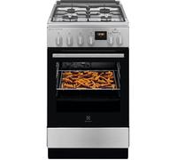Cuisinière à gaz en acier inoxydable - Electrolux - Four électrique - Grill électrique - Allumage électrique