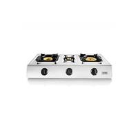 Cuisinière à gaz en acier inoxydable Triple Safine - Avec 3 brûleurs