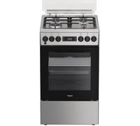 Cuisinière à gaz en acier inoxydable - Whirlpool - Four électrique - Gril électrique - Nettoyage à la vapeur