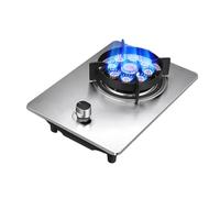 Cuisinière À Gaz, Feu Féroce À Neuf Chambres De 5,0 KW,cuisinière À Gaz Tout En Cuivre En Acier Inoxydable, Cuisinière À Gaz Naturel/gaz Liquéfié,de Bureau/intégrée,avec Protection Contre L'extinction