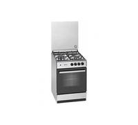 Cuisinière à Gaz MEIRELES G540 DV - 3 Feux à gaz - Acier inoxydable Acier inoxydable G