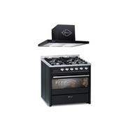 Cuisinière à gaz - - GCH E 610 BL - Four électrique 60 L + Hotte aspirante 60 cm GCh 462 BL 6 Prime
