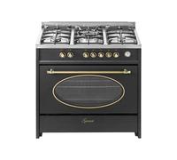 Cuisinière à gaz - - GCH E 914 Bl r - Rétro - 90 cm - Four électrique multifonction