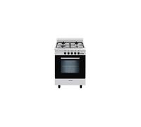 Cuisinière à gaz GLEM GA85PMWH - 4 feux - Four à convection - Volume 49 L