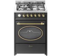 Cuisinière à gaz - GURARI - GCH G 614 BR - 60 cm - 4 Kw WOK - Multifonctionnel