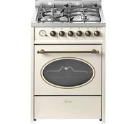 Cuisinière à gaz - Gurari - GCH G 614 CR - 60 cm - 4 Kw WOK - Multifonctionnel
