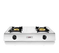 Haeger Cuisinière à gaz Safine Plus – Acier inoxydable – 2 brûleurs