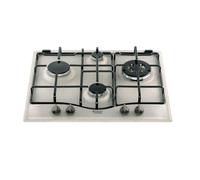 Cuisinière à gaz Hotpoint PC 640 T (AV) R -HA, émaillée, noir/bronze/avoine, 4 brûleurs - 8850 W