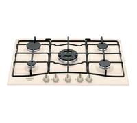 Cuisinière à gaz Hotpoint PCN 750 T (OW) R -HA, Émaillé, Ivoire, acier émaillé, Rond