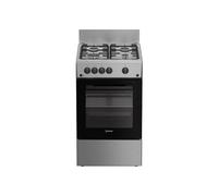Cuisinière à gaz Indesit I5G1KMS 50 cm 4 feux Argent