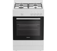 Indesit Cuisinière à gaz I6GGKMWF 4 foyers 10,4 KWh L60 cm Blanc