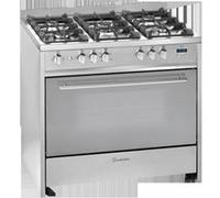 Cuisinière à Gaz Meireles G910X Acier ino ydable 90 cm Gris