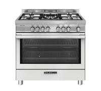 Cuisinière à gaz n° 5 brûleurs four électrique 90x60 cm blanc - ST965MWH