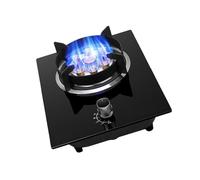 Cuisinière À Gaz, Plaque De Cuisson À Gaz avec Protection Contre Les Pannes De Flamme 5,2 KW, Table De Cuisson À Gaz À Allumage Automatique NG/GPL, Cuisinière À Gaz Unique for La Maison(NG)