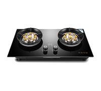 Cuisinière À Gaz Plaque De Cuisson À Gaz, Dessus En Verre Trempé 5/5.2KW 2 Brûleurs, Plaque De Cuisson De Cuisine For Installation De Bureau Et Encastrée, GPL/NG (Size : NG)