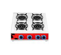 Cuisinière À Gaz, Plaque De Cuisson À Gaz Portable 4 Brûleurs Avec Protection Contre Les Flammes 3,2 KW NG/GPL, Cuisinière À Gaz De Bureau 51 X 57 X 11,5 Cm, For Camping En Plein Air Et Maison(NG)